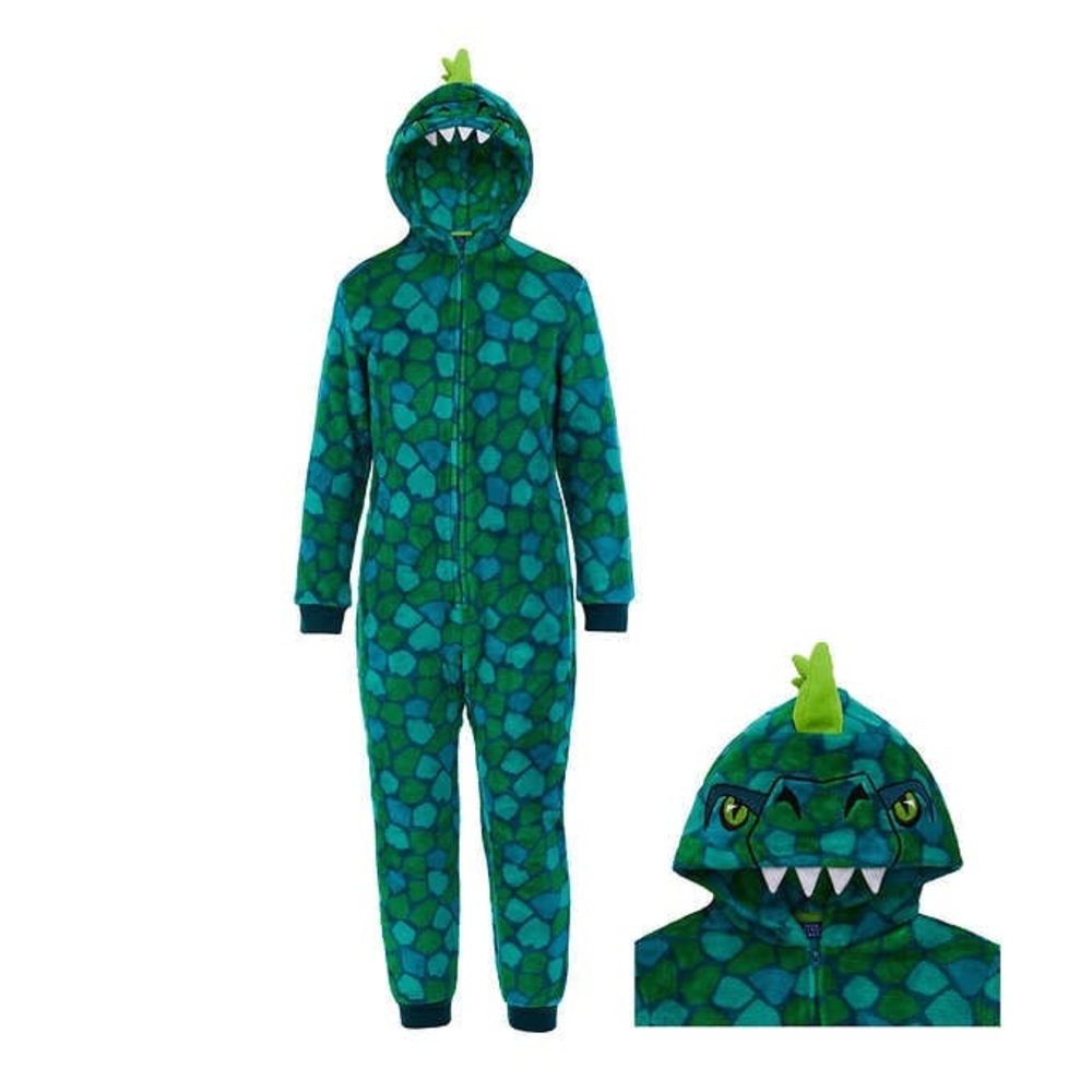 Saint Eve Dinosaur Critter Blanket Hooded Fleece Sleeper